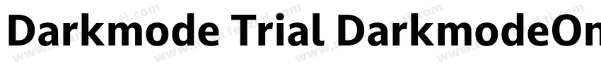 Darkmode Trial DarkmodeOn字体转换